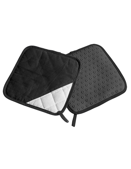 Lurch set-2 Pannenlap / -want siliconen zwart