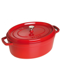 Staub Ovale Braadpan Kers 33 cm