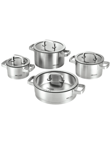 AMCOOK Downdraft kookset 8-dlg