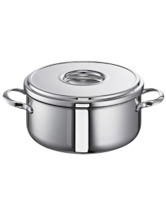 Kookpan laag Romana-i 24 cm. met deksel