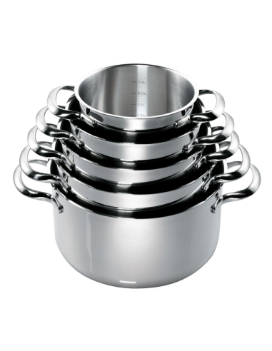 Kookpan laag Romana-i 24 cm. met deksel