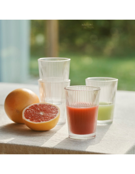 Stelton Pilastro Set-6 drinkglas 0,24L