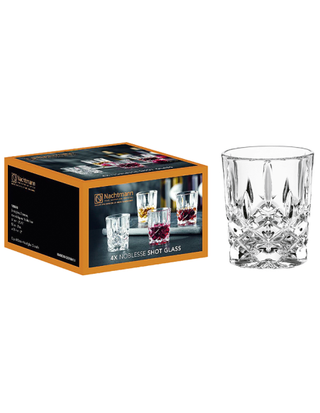 Nachtmann Noblesse Shotglazen / Borrelglazen Set van 4