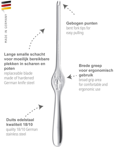Triangle Kreeftenbestek 7-delig