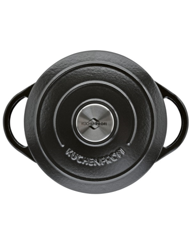 KP Gietijzeren Braadpan RD 26cm zwart