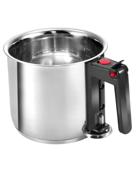 Bain-Mariepan RVS met kijkvenster