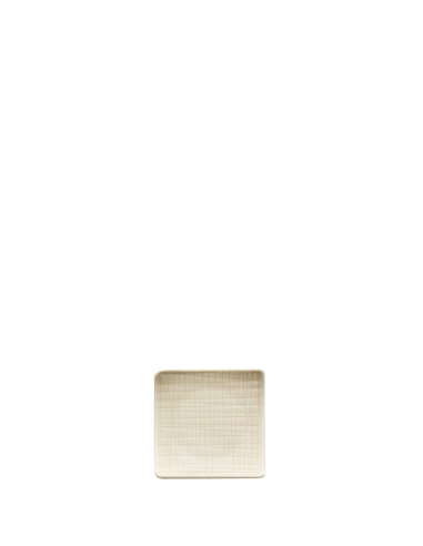 Rosenthal Mesh Side Plate Vierkant 9 cm Cream