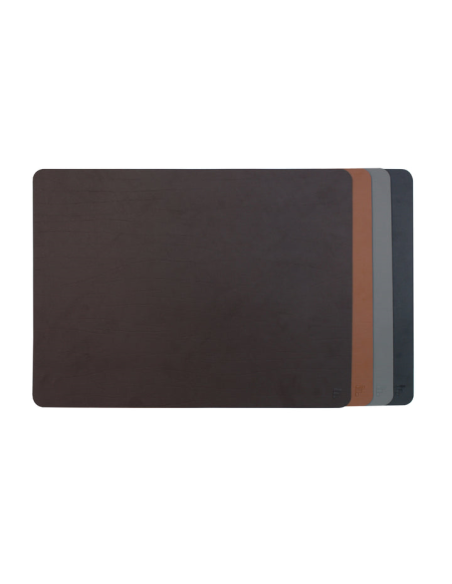 Placemat Gerecycled Leder Bruin