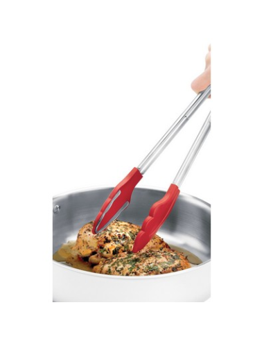 Cuisipro Serveertang RVS met tandjes Siliconen 30,5 cm