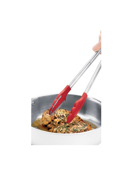 Cuisipro Serveertang RVS met tandjes Siliconen 30,5 cm