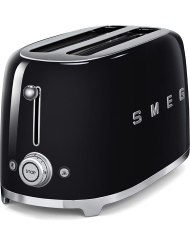 Smeg Broodrooster 2x4 Zwart