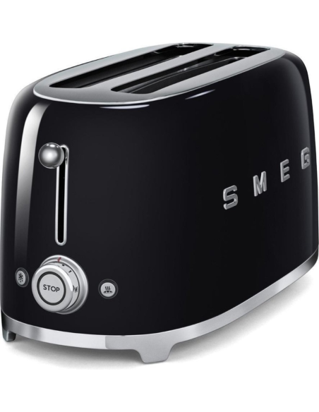 Smeg Broodrooster 2x4 Zwart