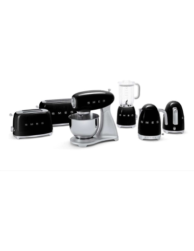 Smeg Broodrooster 2x4 Zwart