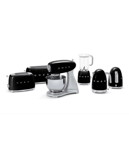 Smeg Broodrooster 2x4 Zwart
