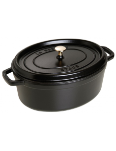 Staub Ovale Braadpan Zwart 31 cm
