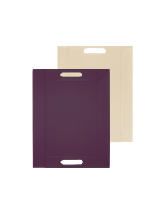 FreeForm Dienblad / Placemat 45 x 35 cm paars/creme