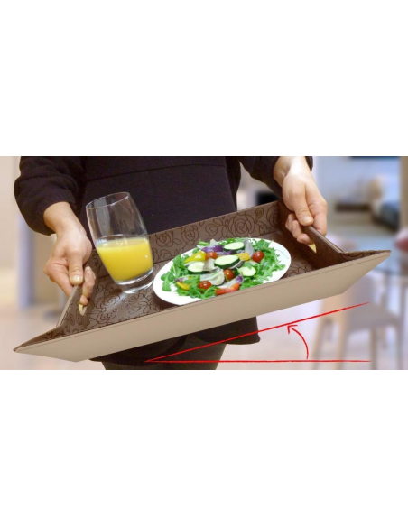 FreeForm Dienblad / Placemat 45 x 35 cm paars/creme