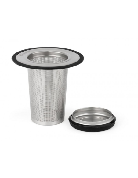 Theefilter met onderzetter XL RVS