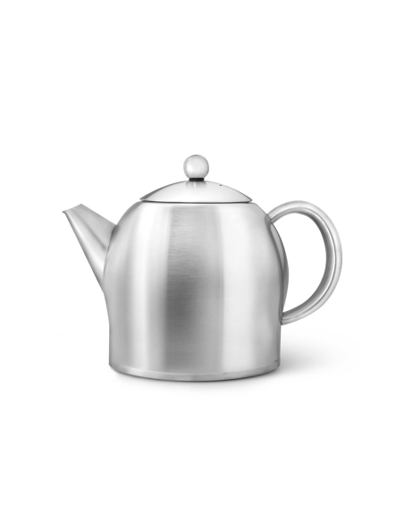 Dubbelwandige theepot Minuet Santhee 1,4L Mat RVS