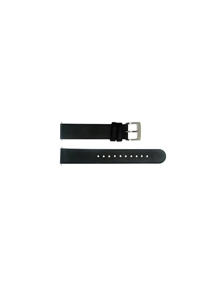 Mondaine Horlogeband Zwart Voor Classic 30,33 en Evolution 30 mm