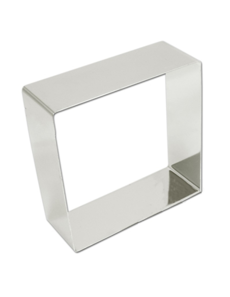 Kookring / Dessertring / Taartring / Uitsteker RVS 8,0 x 8,0 x 4,5 cm