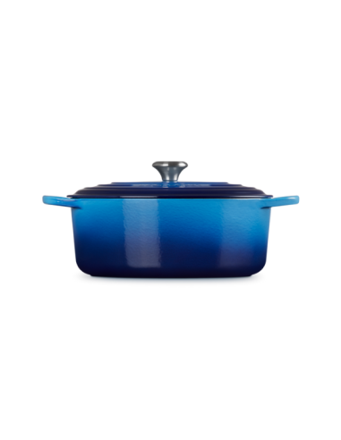 Le Creuset Braad- / Stoofpan Signature ovaal Azure 31cm 6,3l