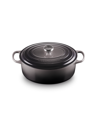 Le Creuset Braad- / Stoofpan Signature ovaal Flint 31cm 6,3l