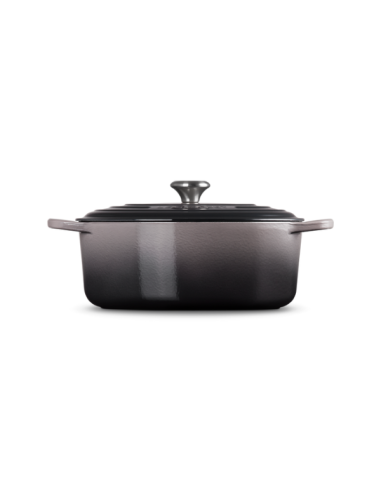 Le Creuset Braad- / Stoofpan Signature ovaal Flint 31cm 6,3l