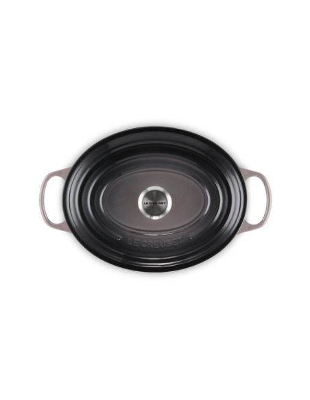 Le Creuset Braad- / Stoofpan Signature ovaal Flint 31cm 6,3l
