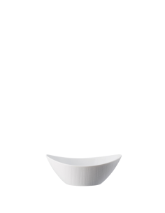 Schaaltje ovaal 15x11 cm Mesh White