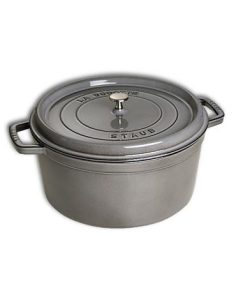Staub Ronde Braadpan Grafiet 24 cm