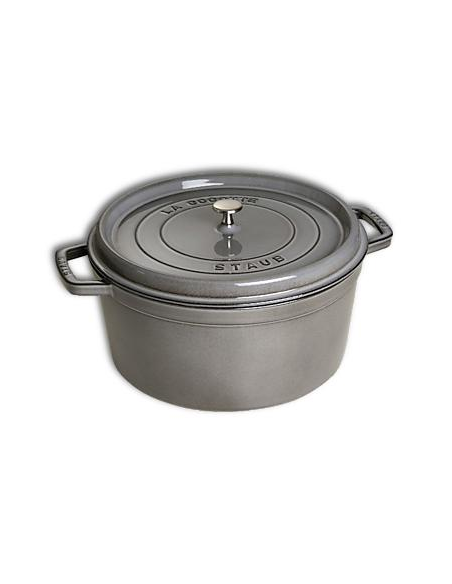 Staub Ronde Braadpan Grafiet 24 cm