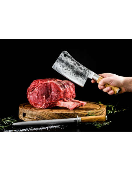 Forged Olive Cleaver/ Hakbijl