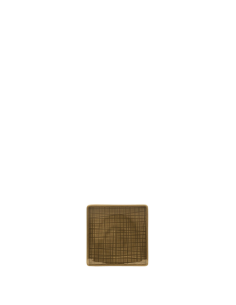 Rosenthal Mesh Side Plate Vierkant 9 cm Walnut