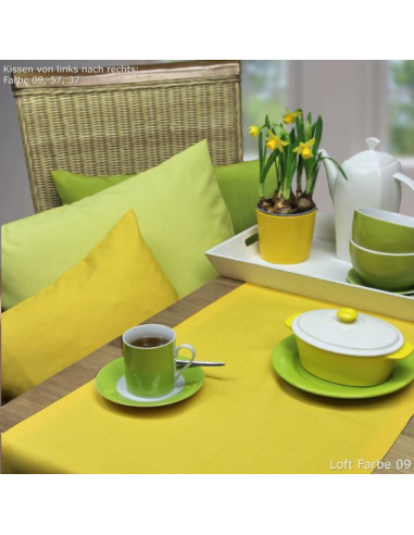 Loft 150x250 Tafelkleed Citroengeel