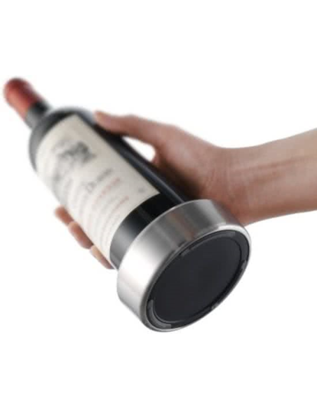 Vacuvin Flesonderzetter / Bottle Coaster RVS