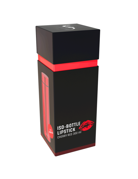 Isoleerfles Lipstick 0,3L. Cherry Red