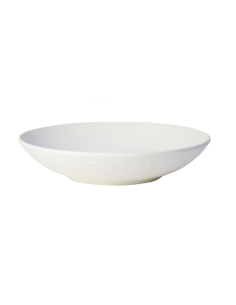 Manufacture Rock Blanc Bowl Flat 24 cm