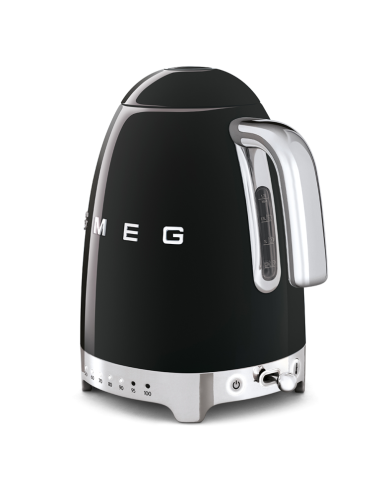 Smeg Waterkoker instelbaar 1,7 L. Zwart