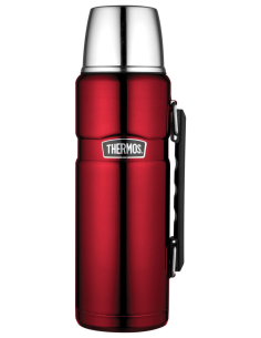 Thermosfles RVS 1,2L., rood