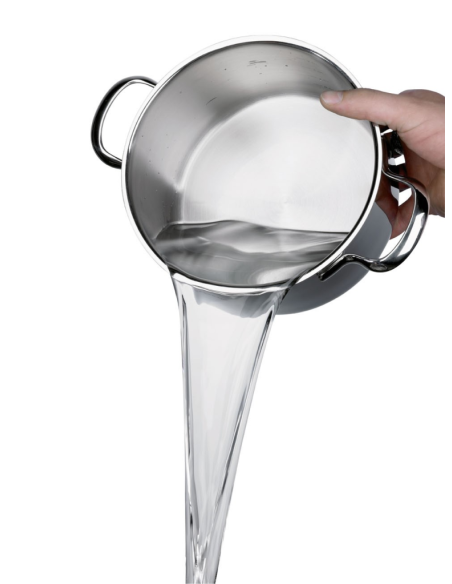 Kookpan laag Romana-i 16 cm. met deksel