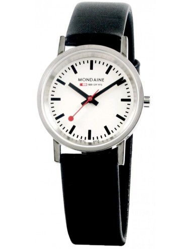 Mondaine Horloge Classic Zwart 33 mm
