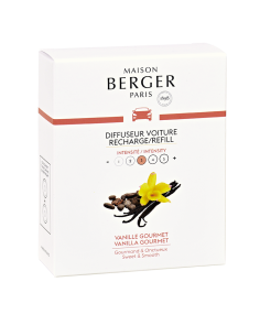 Maison Berger Autoparfum Navulling 2x Vanille Gourmet