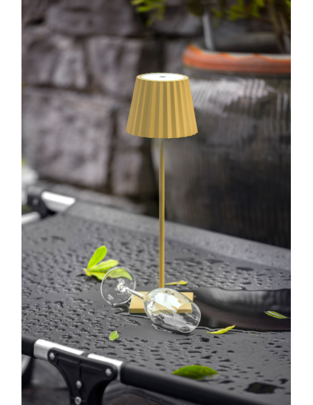 Troll 2.0 Outdoor Tafellamp Geel