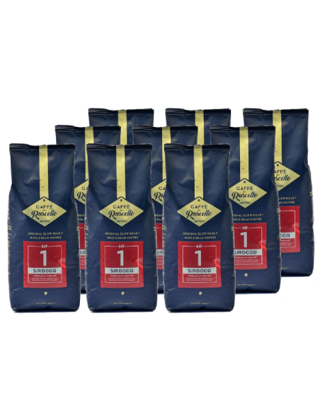Caffè del Ruscello Sirocco Koffiebonen 9 x 1 kg voordeelpack