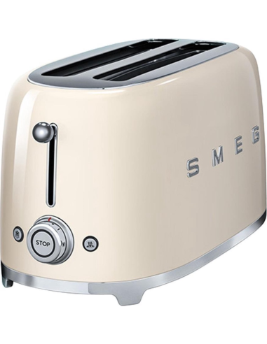 Smeg Broodrooster 2x4 Creme