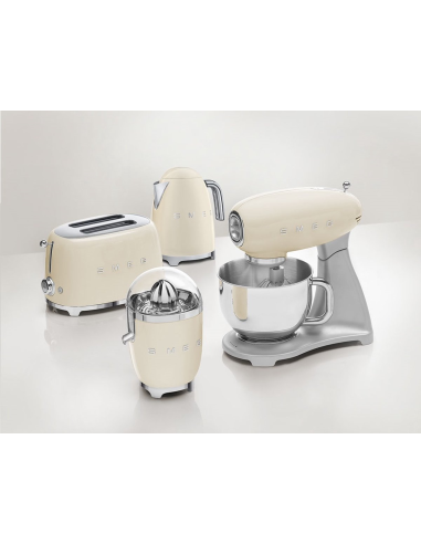 Smeg Broodrooster 2x4 Creme