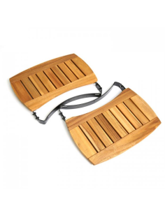 ACACIA WOOD EGG MATES L