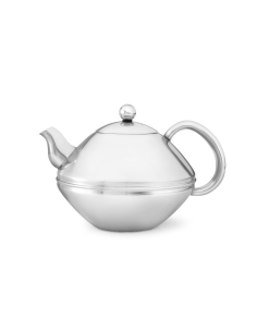 Dubbelwandige Theepot Minuet Ceylon glazend RVS 1,4L