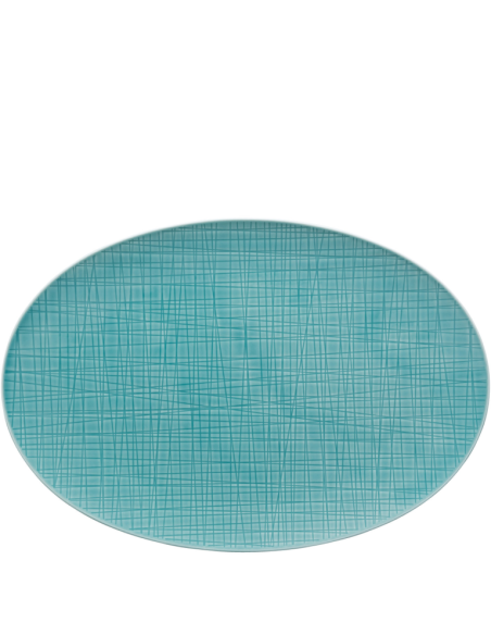 Rosenthal Mesh Schaal Ovaal 34 cm Aqua